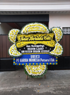 Papan Bunga Duka di Pedalangan